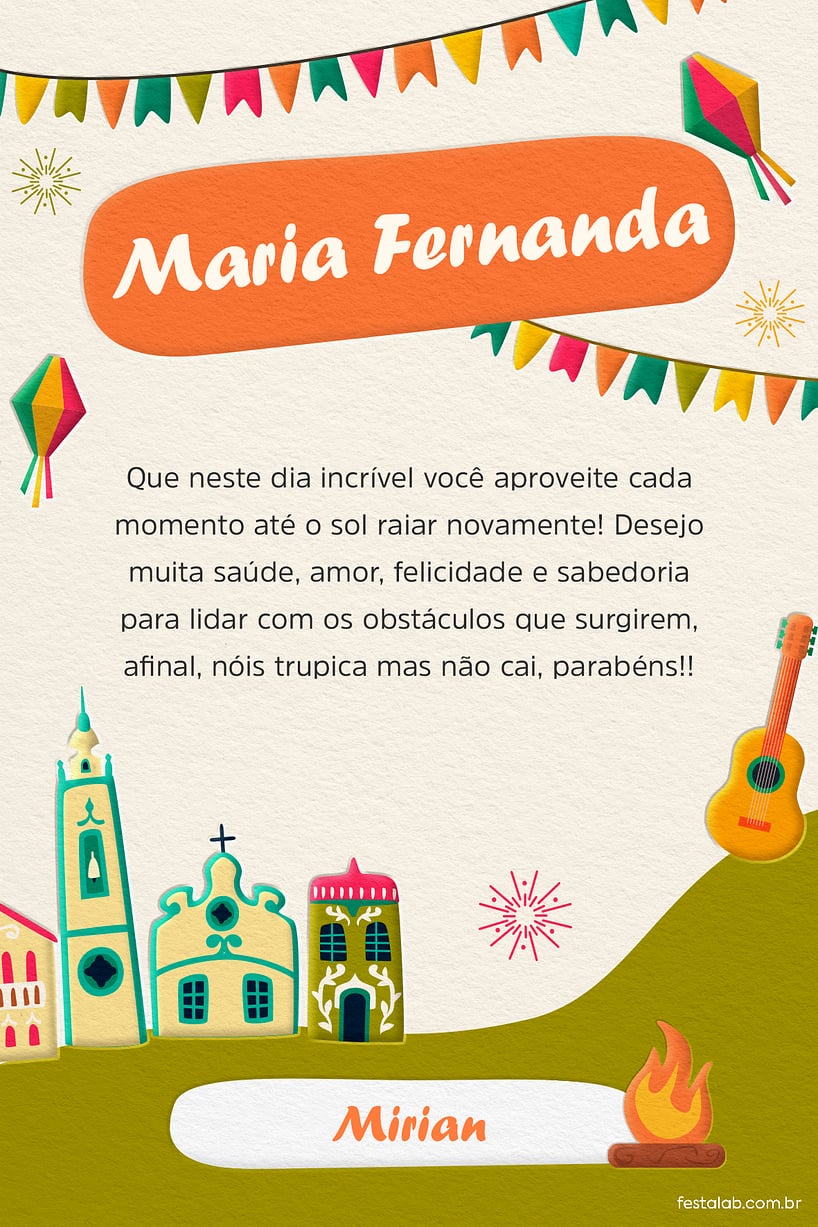 Personalize seu Cartão de Aniversário com a Festalab