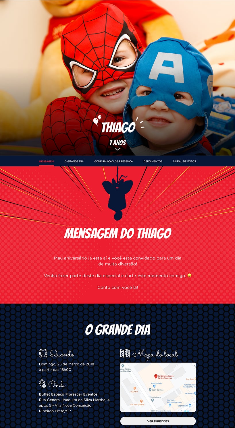 Vibe de Aniversario - Homem-Aranha