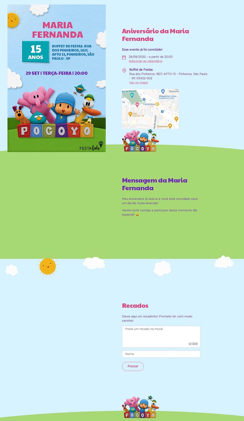 Vibe de Aniversario - Pocoyo e seus Amigos