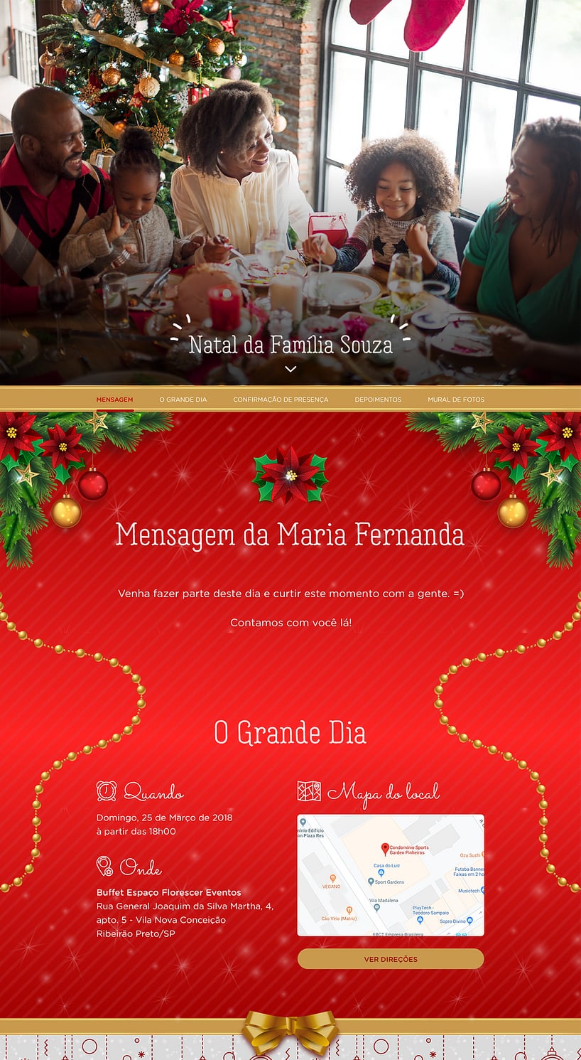 Vibe de Ocasioes especiais - Natal